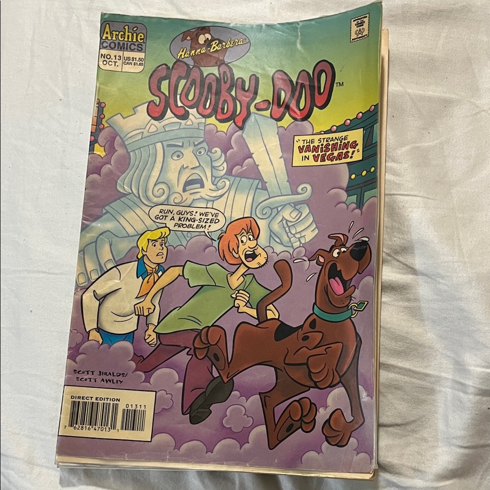 Scooby-Doo Comic Book with Vibrant Cover